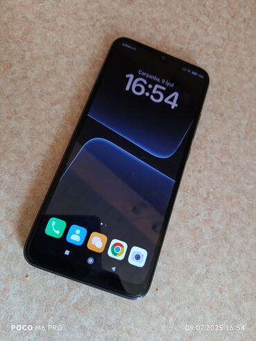 fly 2017 телефон: Redmi 9C, 128 GB, rəng - Qara, Sensor, Barmaq izi, İki sim kartlı