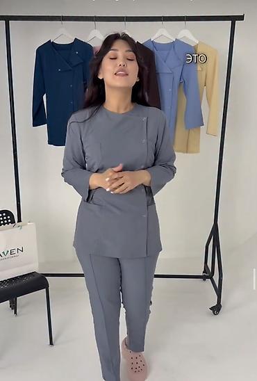 модные вещи: Женский комплект медицинской одежды Милан MAVEN - Модель: куртка с — 4