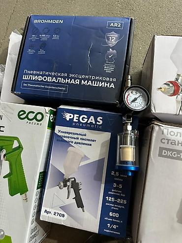 Инструменты: Пневмо- и окрасочный набор для автосервиса/мастерской Состав и — 3