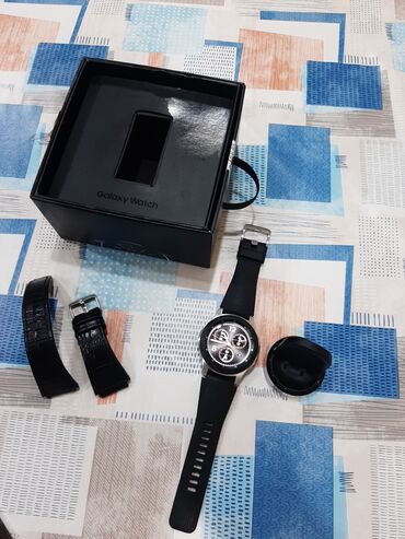 smart box baku v Azərbaycan | TV və video üçün aksesuarlar: Samsung Galaxy Watch 46mm, 10 yanvar 2022 alınıb, zəmanət var, dəri