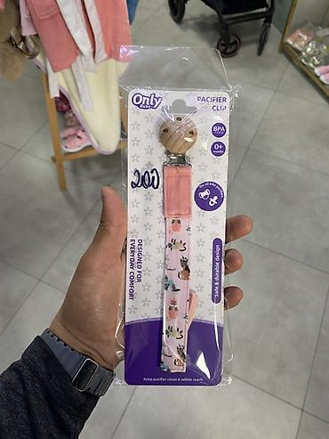 Клипса‑держатель для пустышки Only Baby - Подходит с рождения (0+) -