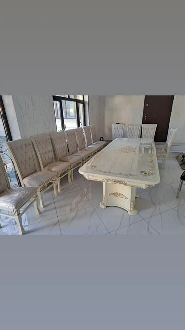 Столы и стулья для зала: Стол и стул для зала, Новый, цвет - Белый — 17