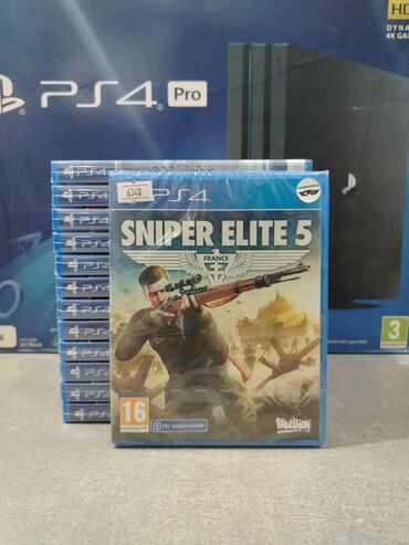 pileteler: Ps4 üçün sniper elite 5 oyun diski. Tam yeni, original bağlamada