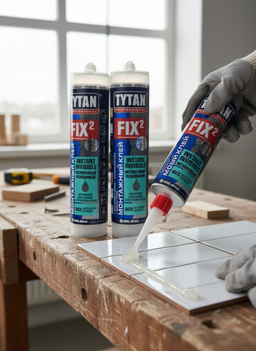 эпоксидная смола: Монтажный клей Tytan Fix² – это клей, который мгновенно схватывается и