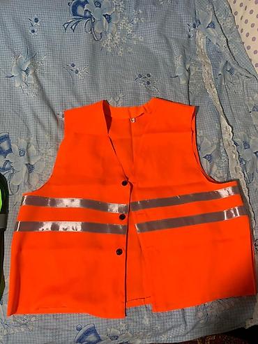 рабочие форма: Светоотражающий жилет сигнальный - Цвет: ярко-оранжевый (высокая — 1