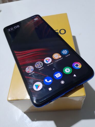 xiaomi 10 pro: Poco X3 Pro, 256 ГБ, цвет - Голубой, Сенсорный