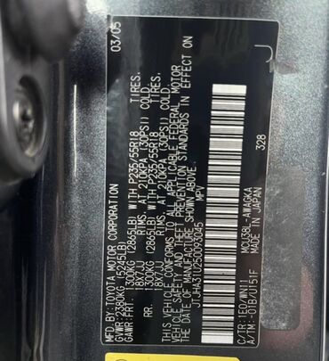 Lexus: Lexus RX: 2005 г., Автомат, Внедорожник — 2