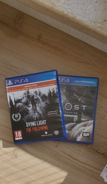 bakida playstation 4 qiymeti: GAME SET Dying Light The Following + Ghost of tsushima Dying light