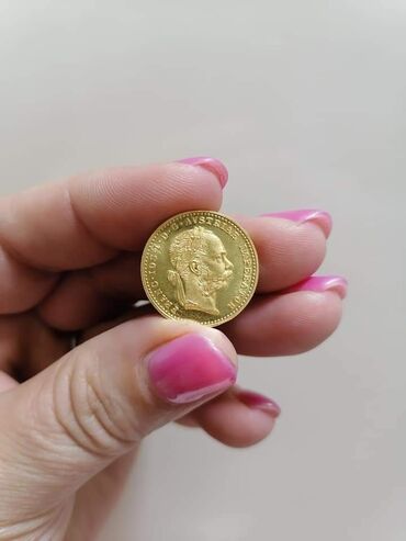 Ostali nakit: Dukat Franc Jozef 24K pozlata Mali dukat Cena 1200 din Veliki dukat — 5