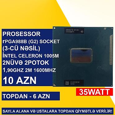 Prosessorlar: Notebook üçün Prosessorlar SAYLA ALANA VƏ USTALARA TOPDAN QİYMƏTLƏ — 13