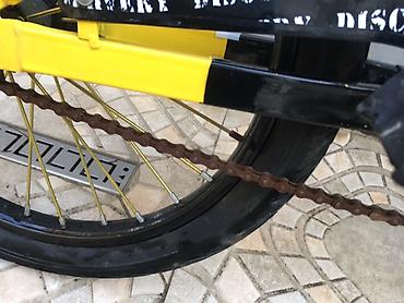 BMX velosipedlər: BMX tipli velosiped - Çərçivə: Qarşısı-qara, arxası-sarı rəngli — 1