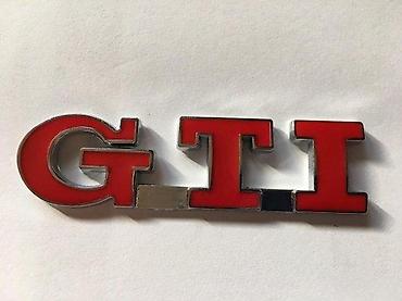 Životinje: NATPIS ZNAK GTI - METALNI - CRVENI | Viber — 1