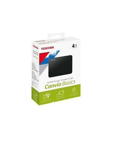 xarici sert disk: Toshiba Canvio Basics Xarici Portativ Hard Disk – 4 TB - Yaddaş — 1