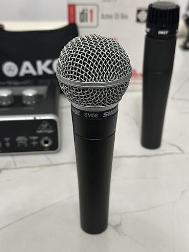 apple studio: 1. Shure SM58 — 100$ Продаю Shure SM58 (оригинал) — легендарный — 1