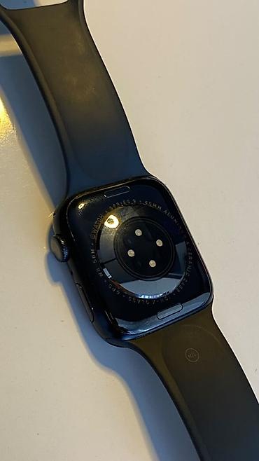 qara ekran şəkli: İşlənmiş, Smart saat, Apple, Suya davamlı, rəng - Qara — 5