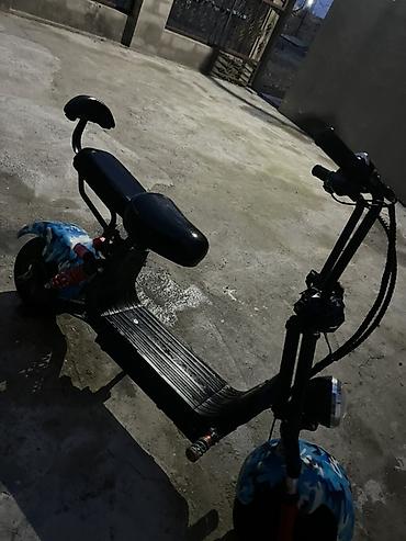 yan güzgü s: Elektrik skuter – geniş oturacaqlı, iki nəfərlik - Güclü ön fener — 1
