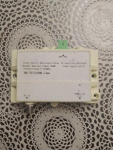 katv tv: HH-TX1550NM – 10 mW optik ötürücü - Çıxış optik dalğa uzunluğu: 1550 — 1