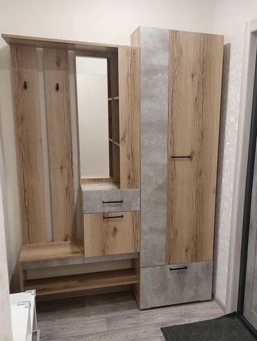 Гарнитуры для прихожей: Гарнитур для прихожей, Новый, Шкаф, Комод, Трюмо, В рассрочку, ДСП, Бесплатная доставка — 9