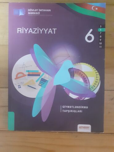 Kitablar, jurnallar, CD, DVD: 6 cı sinif riyaziyat test kitabı idaldır işlenmeyib