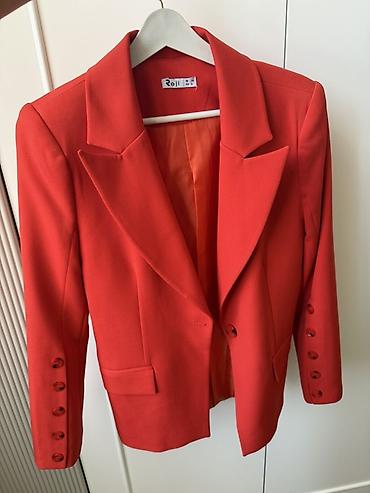 Qadın üçün tünd narıncı/qırmızı blazer 2-3 defe geyinilib yeni lalafo.az -da Qadın üçün tünd narıncı/qırmızı blazer 2-3 defe geyinilib yeni