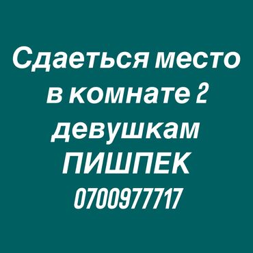 квартира районе пишпек: 1 комната, Собственник, С подселением, С мебелью полностью