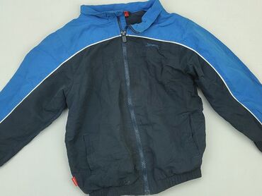 klapki z futerkiem naturalnym czarne: Transitional jacket, 5-6 years, 110-116 cm, condition - Good