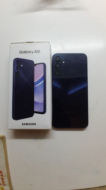 işlənmiş telefonlar kreditlə: Samsung Galaxy A15, 128 GB, rəng - Göy