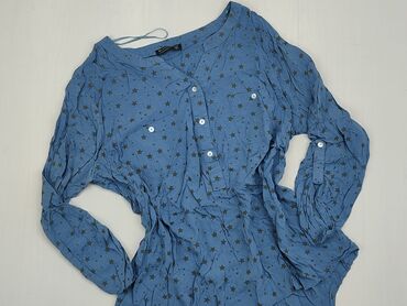 Koszula, M (EU 38), stan - Dobry, wzór - Print, kolor - Niebieski