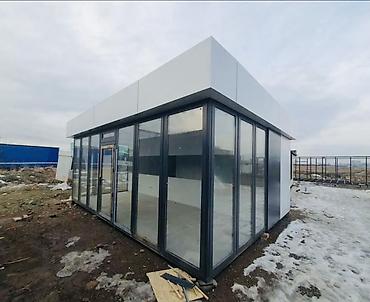 гатовый павильоны дом: Модульный павильон с панорамным остеклением Размер 35 квадрат - — 1