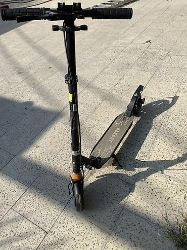 tuba: Elektrik skuter – NANROBOT (qara) - Güclü alüminium konstruksiya — 1