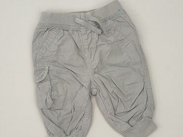 legginsy bambusowe szare: Baby material trousers, 0-3 months, 56-62 cm, Next, condition - Very good