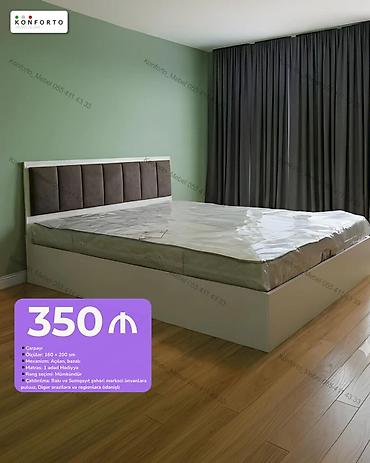 Yataq çarpayısı - Ölçü: 160 x 200 sm - Mexanizm: Açılandır, bazalı -