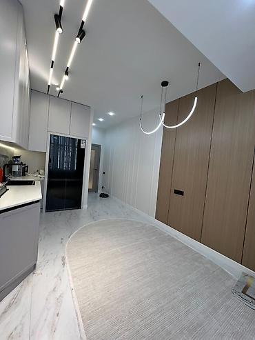мунара жк космос: 3 комнаты, 103 м², Асанбай мкр Элитка, 12 этаж, Дизайнерский ремонт — 5