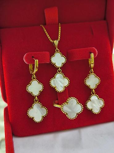 Серебряные наборы украшений: Набор украшений, Проба 925, Женские, Новый — 2