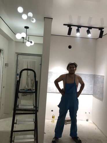 Натяжной потолок: Натяжной потолок Матовое, 3D потолки, Глянцевое Бесплатный замер, Гарантия, Монтаж — 6