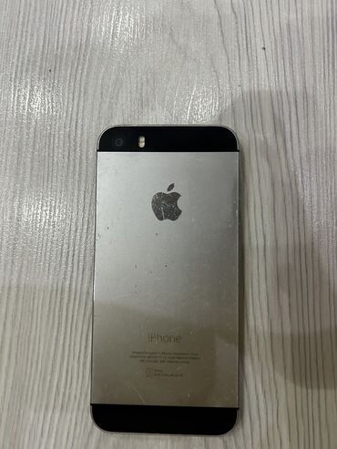 samsung telefonlar qiymeti: IPhone 5s, 16 GB, Ağ, Qırıq, Barmaq izi