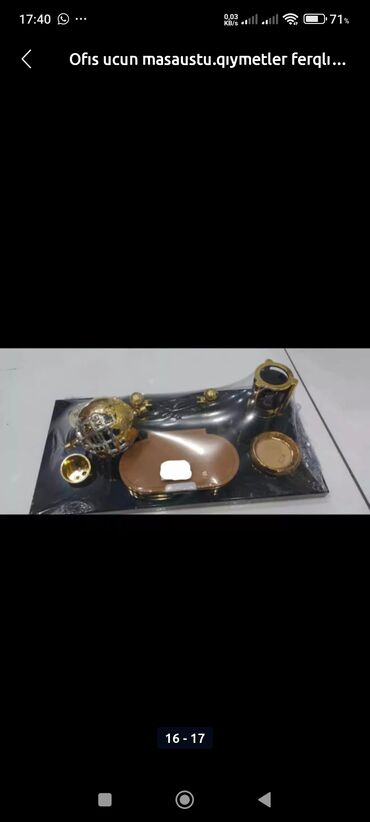 Masaüstü dəstlər: Ofis və iş otaqları üçün masaüstü dəst.tek və komplekt şəkildə — 7