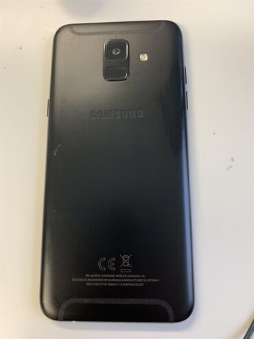 продаю самсунг: Samsung Galaxy A6, Б/у, 32 ГБ, цвет - Черный, 2 SIM