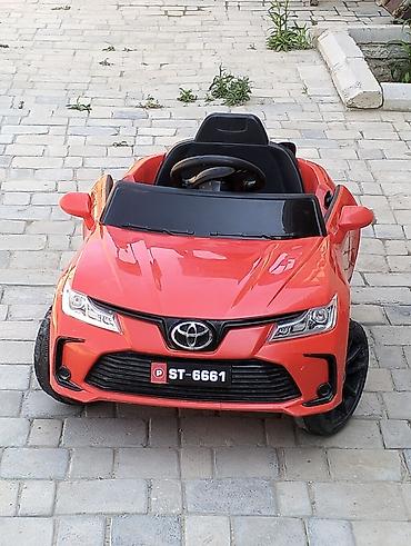 Uşaq dünyası: Uşaq elektrikli maşın – qırmızı rəng, açılan iki qapı, sport dizayn — 3