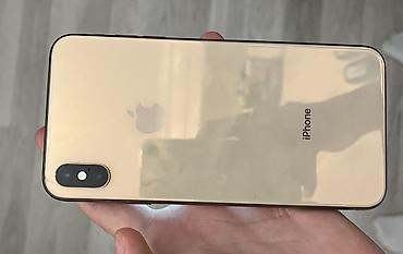 x r iphone: IPhone Xs Max, 128 GB, Qızılı, Qırıq, Simsiz şarj, Face ID — 5