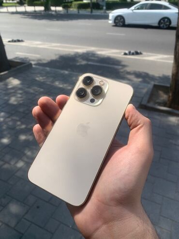 iphone 14 про макс: IPhone 14 Pro, Qızılı, Face ID