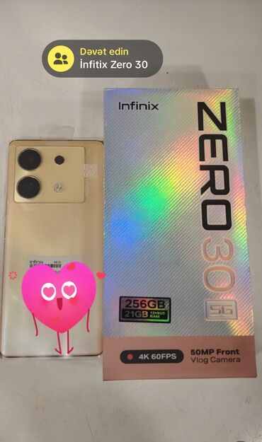 телефон fly в связном: Infinix Zero 30, 256 ГБ, цвет - Желтый, Беспроводная зарядка, Face ID, С документами