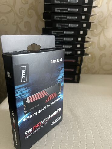 SSD diskləri: Daxili SSD disk Samsung, 2 TB, M.2, Yeni