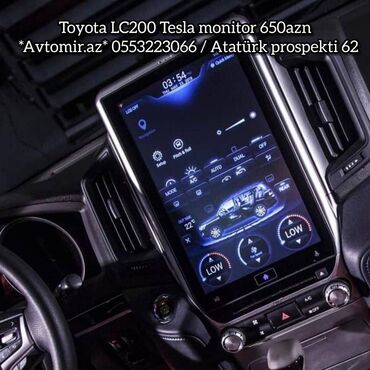 диски на toyota: Toyota LC200 Tesla monitor 🚙🚒 Ünvana və Bölgələrə ödənişli çatdırılma