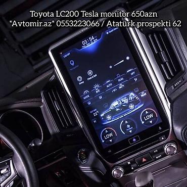 tesla y: Toyota LC200 Tesla monitor 🚙🚒 Ünvana və Bölgələrə ödənişli çatdırılma — 1
