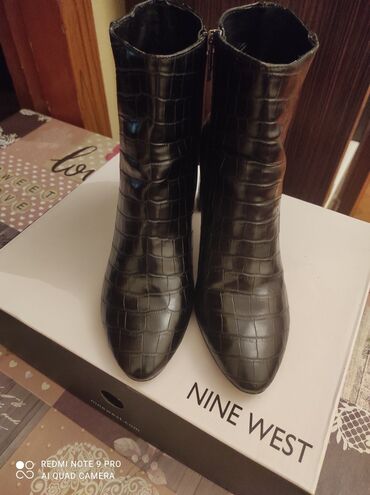 botinkalar: Nine West, Ölçü: 37, rəng - Qara, İşlənmiş