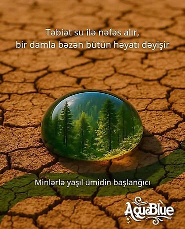 su cəni satılır: AquaBlue 19L içməli su – ailəniz üçün təbii və təmiz seçim. 1 ədəd 19 — 3