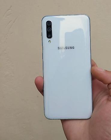 mobil modem internet: Samsung Galaxy A50, 128 GB, rəng - Ağ, Zəmanət, Barmaq izi, İki sim kartlı — 2