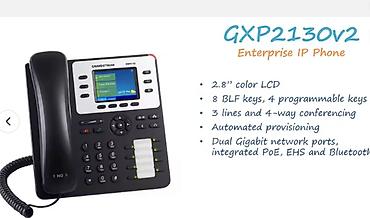 bluetooth kontakt: Grandstream GXP2130v2 – Enterprise IP Telefon - 2.8” rəngli LCD ekran — 4