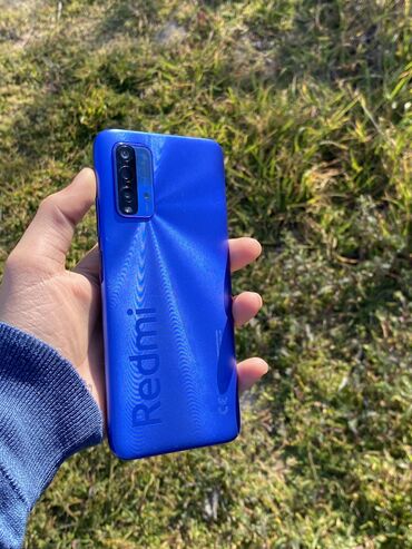 xiaomi telefon qiymetleri: Xiaomi Redmi 9T, 64 GB, rəng - Göy, 
 Barmaq izi, Face ID, İki sim kartlı